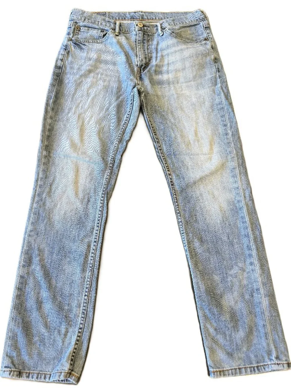 Levi’s 511 Slim Men’s Jeans W33 L30 Light Wash Denim Distressed AS IS